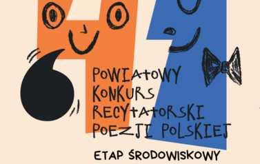 PLAKAT konkurs recytatorski eliminacja srodowiskowe - zmiana terminu