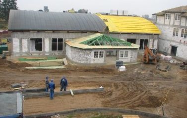 Etapy budowy Gminnego Centrum Kultury w Potęgowie 3