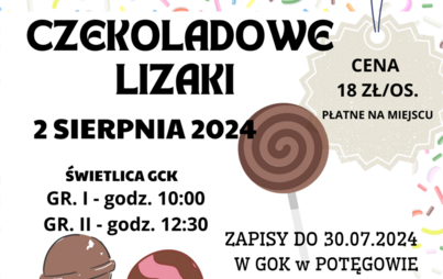 Zdjęcie do Warsztaty czekoladowe lizaki