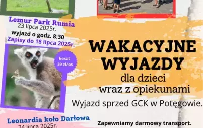 Wakacyjne wyjazdy dla dzieci wraz z opiekunami